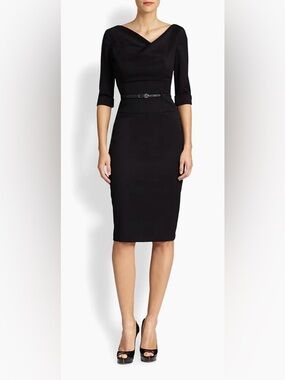 Black Halo | Dresses | Black Halo Green Velvet Dress | Poshmark